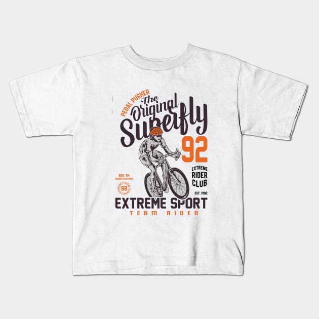 Extreme Riders Club Kids T-Shirt by Z And Z